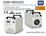 S&A CW-3000 water cooler for 80W CO2 laser tube 